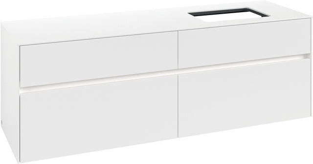 Villeroy & Boch Waschtischunterschrank Collaro C122 B0 1600 mm White Matt mit LED-Beleuchtung