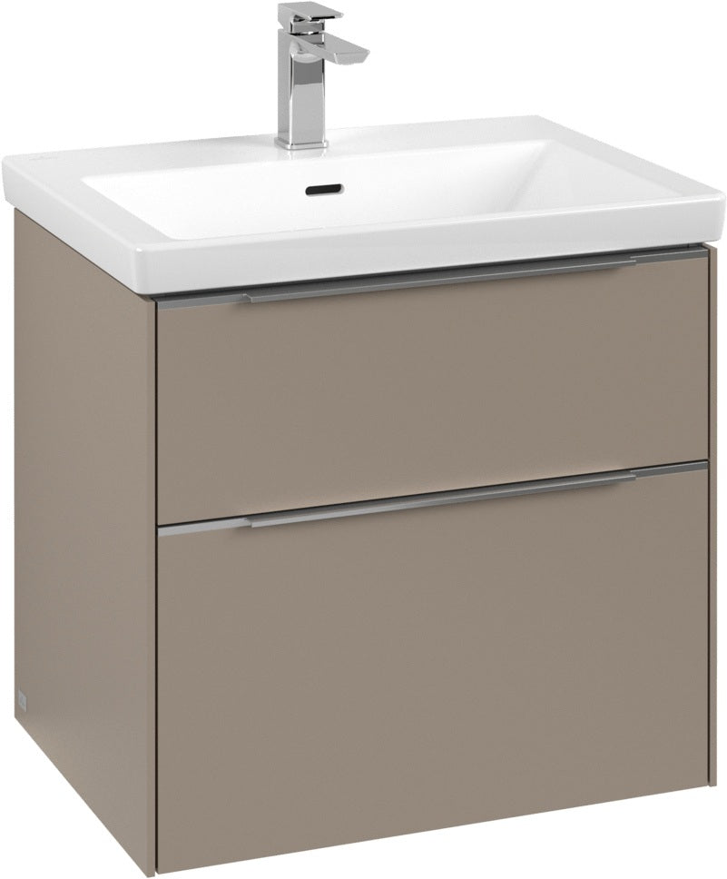 Villeroy & Boch Waschtischunterschrank Subway 3.0 C 576L0 Brilliant White mit LED-Beleuchtung