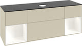 Villeroy & Boch Finion Waschtischunterschrank 1600 mm Glossy White Lacquer mit Beleuchtung