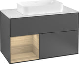 Villeroy & Boch Waschtischunterschrank Finion G241GF Glossy White Lacquer 1000 mm mit Beleuchtung