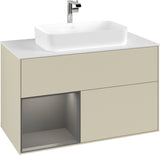 Villeroy & Boch Waschtischunterschrank Finion G241GF Glossy White Lacquer 1000 mm mit Beleuchtung