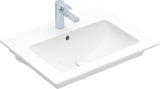 Villeroy & Boch Waschbecken Venticello 655 mm Rechteckig Weiß Alpin Wandmontage