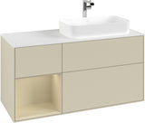 Villeroy & Boch Finion Waschbeckenunterschrank 1200 mm Glossy White Lacquer mit LED-Beleuchtung