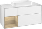 weiß / Mitteldichte Faserplatte (MDF) / G701P C 1200x603x501mm Glossy White