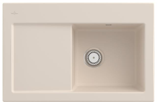 Villeroy & Boch Subway 45 Einbauspüle 780x510mm Keramik Ivory CeramicPlus