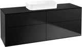 Villeroy & Boch Finion Waschtischunterschrank 1600 mm Glossy White Lacquer mit 4 Auszügen