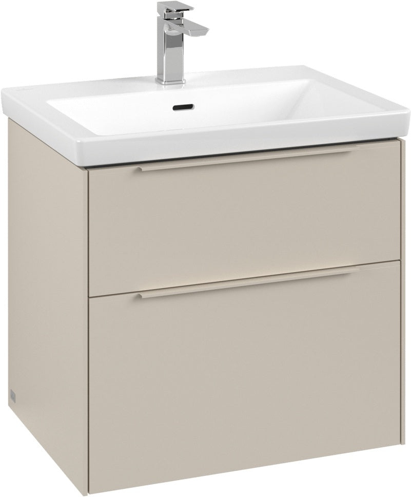 Villeroy & Boch Waschtischunterschrank Subway 3.0 C 576L0 Brilliant White mit LED-Beleuchtung