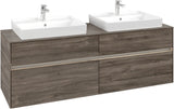 Villeroy & Boch Waschtischunterschrank Collaro C024 B0 1600 mm Stone Oak mit LED-Beleuchtung