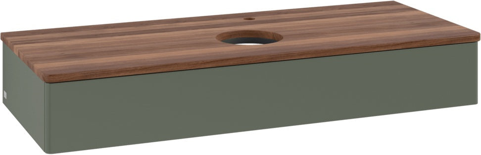 Villeroy & Boch Waschtischunterschrank Antao 1200 mm Anthrazit Matt mit LED-Auszugsbeleuchtung
