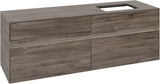 Villeroy & Boch Waschtischunterschrank Collaro C122 B0 1600 mm Stone Oak mit LED-Beleuchtung