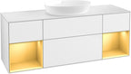 weiß / Mitteldichte Faserplatte (MDF) / GD01H F 1600x603x501mm Glossy White
