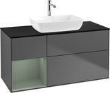 Villeroy & Boch Finion Waschtischunterschrank 1200 mm Glossy White Lacquer mit Beleuchtung