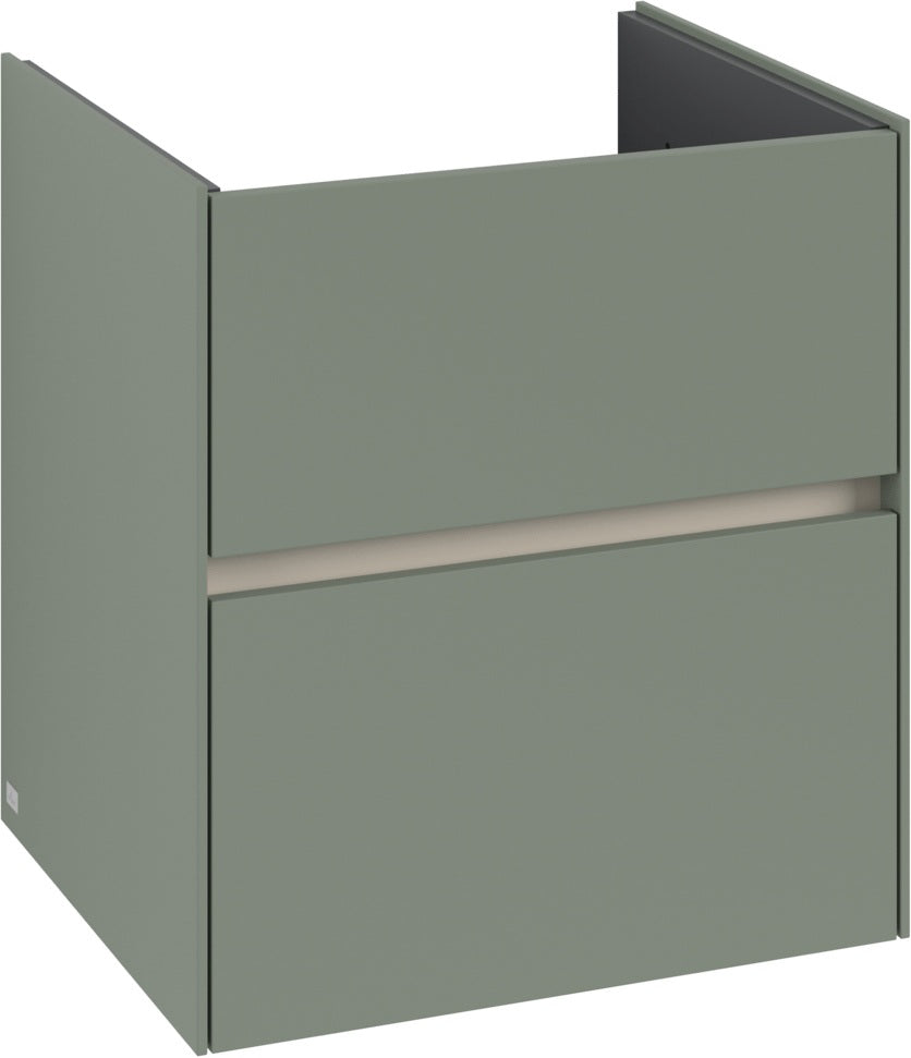 Villeroy & Boch Collaro Waschbeckenunterschrank C142 B0 White Oak mit Beleuchtung & SoftClosing