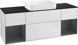 Villeroy & Boch Finion Waschbeckenunterschrank 1600 mm Glossy White Lacquer mit Beleuchtung