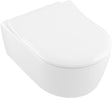 Villeroy & Boch Avento Wand-WC Set 5656RS spülrandlos mit WC-Sitz Weiß Alpin