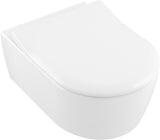 Villeroy & Boch Avento Wand-WC Set 5656RS spülrandlos mit WC-Sitz Weiß Alpin
