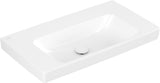 Villeroy & Boch Architectura Wandwaschbecken 800x445mm Rechteckig Weiß Alpin – Ohne Armaturenloch