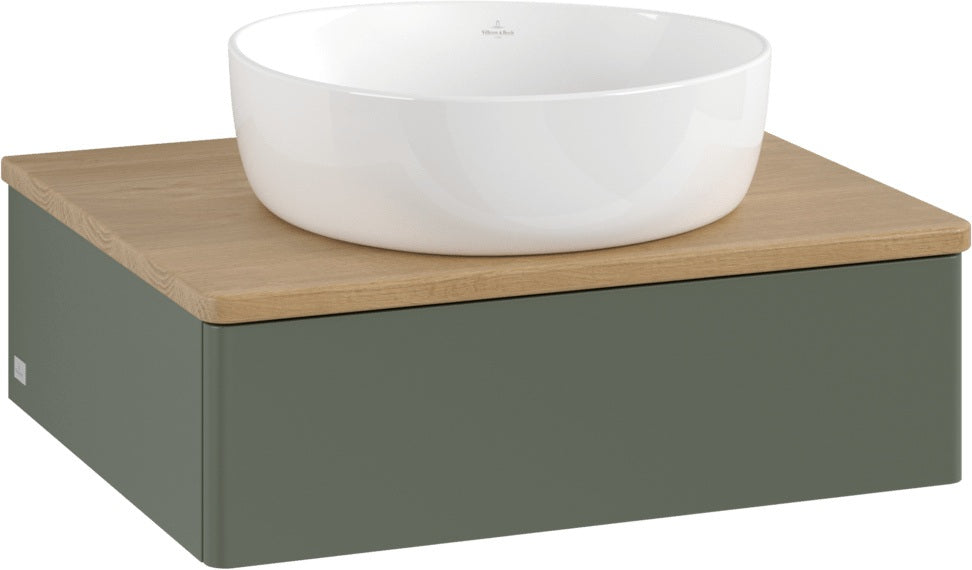 Villeroy & Boch Waschbeckenunterschrank Antao 600 mm Anthrazit Matt mit Auszug