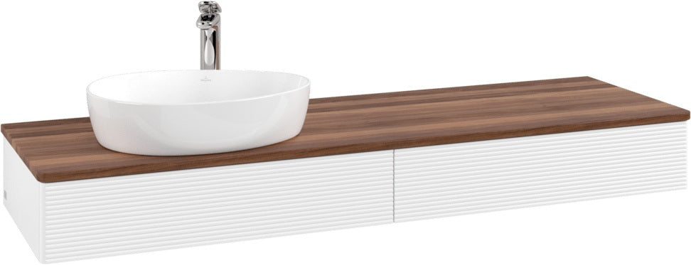 Villeroy & Boch Waschbeckenunterschrank Antao K15151 1600x190x500mm White Matt Lacquer