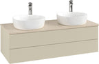 grau / sonstige / Waschbeckenunterschränke Antao K24153 1200x360x500mm Silk Grey Matt Lacquer