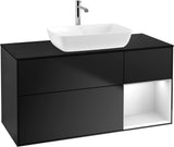 Villeroy & Boch Finion Waschbeckenunterschrank 1200 mm Glossy White Lacquer mit Beleuchtung