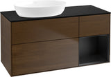Villeroy & Boch Finion Waschtischunterschrank 1200 mm Glossy White Lacquer mit LED-Beleuchtung