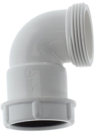 Villeroy & Boch Winkelstück 980003 für Küchenspülen & Armaturen – 1 1/2 x 40 mm, rund