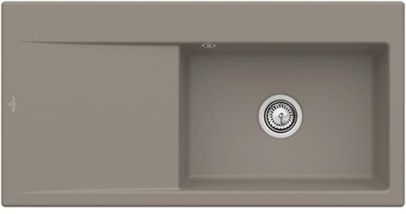 Villeroy & Boch Einbauspüle Subway Style 60 Weiß Alpin CeramicPlus 1000 mm