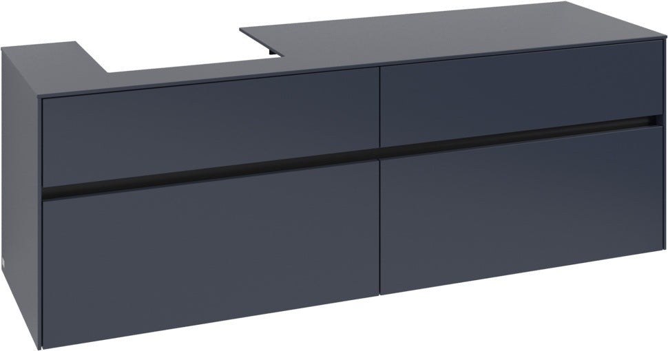 Villeroy & Boch Waschtischunterschrank Collaro C078 B0 1600 mm White Oak mit Beleuchtung und SoftClosing