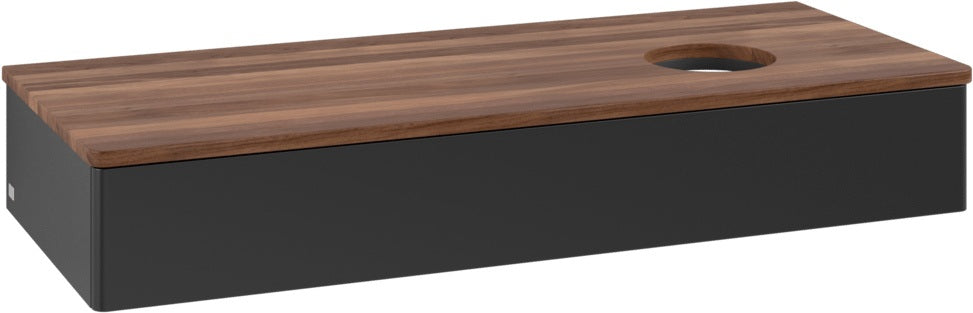 Villeroy & Boch Waschtischunterschrank Antao 1200 mm Anthrazit Matt mit LED-Auszugsbeleuchtung