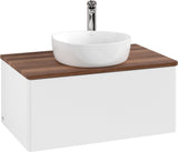 Villeroy & Boch Waschtischunterschrank Antao 800 mm White Matt Lacquer mit LED-Beleuchtung und Push-to-Open