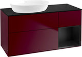 Villeroy & Boch Finion Waschtischunterschrank 1200 mm Glossy White Lacquer mit LED-Beleuchtung
