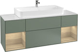 Villeroy & Boch Finion Waschtischunterschrank 1600 mm Glossy White Lacquer mit Beleuchtung