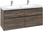 Eiche / volcano black / Stone