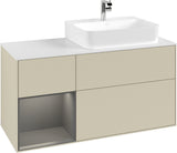 Villeroy & Boch Waschtischunterschrank Finion G141G 1200 mm Glossy White mit LED-Beleuchtung