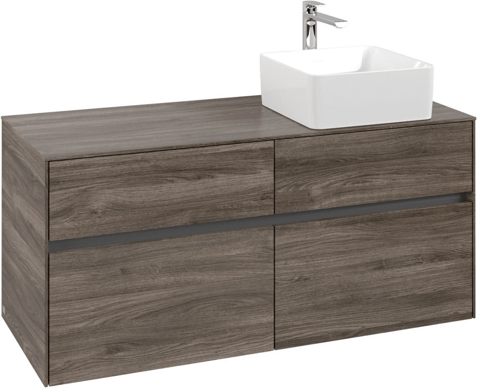 Villeroy & Boch Waschtischunterschrank Collaro C043 1200 mm Stone Oak mit 4 Auszügen