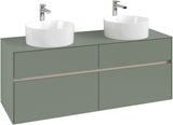 Villeroy & Boch Waschtischunterschrank Collaro C048 B0 1400 mm White Oak mit Beleuchtung und SoftClosing