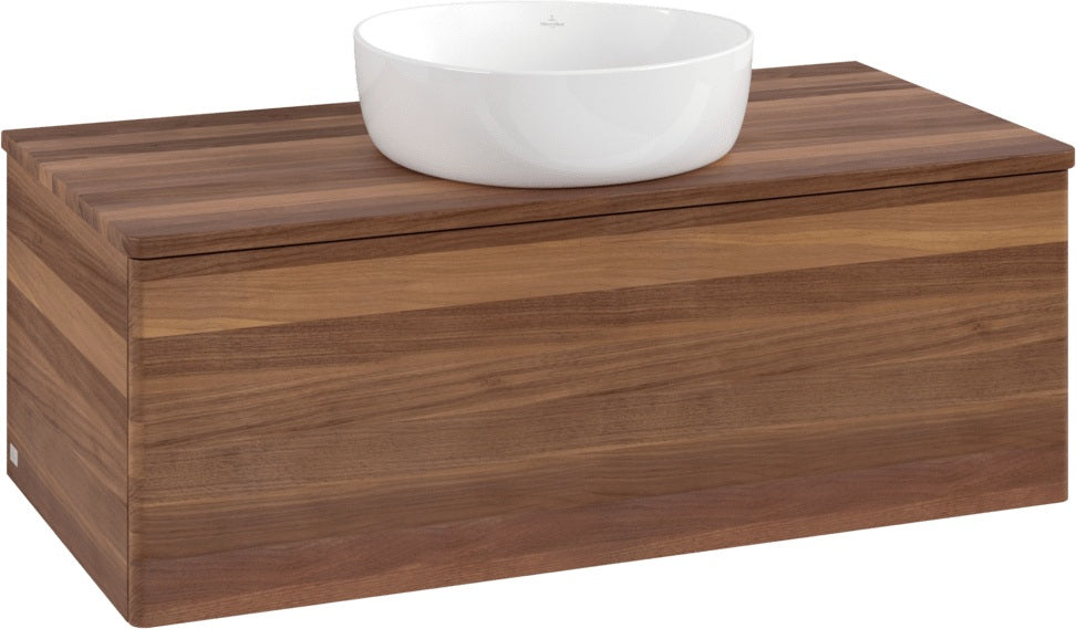 Villeroy & Boch Waschtischunterschrank Antao 1000 mm Warm Walnut mit Auszug und SoftClosing