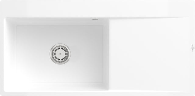 Villeroy & Boch Subway Style 60 Flat Flächenbündige Spüle 980x490mm Weiß Alpin CeramicPlus