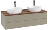 Villeroy & Boch Antao Waschtischunterschrank 1200 mm, 2 Auszüge, Push-Open, Stone Grey Matt