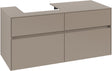 Villeroy & Boch Waschtischunterschrank Collaro C071 1200 mm Taupe mit 4 Auszügen und SoftClosing