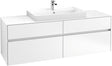 Villeroy & Boch Waschtischunterschrank Collaro C028 B0 1600 mm White Matt mit LED-Beleuchtung