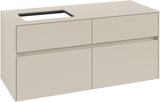 Villeroy & Boch Waschtischunterschrank Collaro C113 B0 1200 mm Cashmere Grey mit Beleuchtung