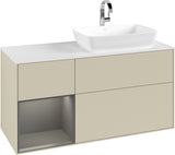 Villeroy & Boch Finion Waschbeckenunterschrank 1200 mm Glossy White Lacquer mit Beleuchtung