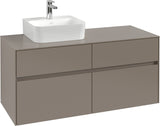 Villeroy & Boch Waschbeckenunterschrank Collaro C09800 1200 mm Taupe mit SoftClosing