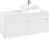 Villeroy & Boch Waschbeckenunterschrank Collaro C099B0 1200 mm White Matt mit LED-Beleuchtung