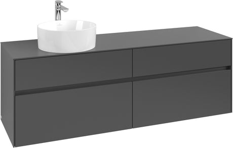 Villeroy & Boch Waschtischunterschrank Collaro C050 B0 1600 mm White Oak mit Beleuchtung