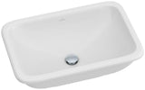 Villeroy & Boch Loop & Friends Einbauwaschtisch 600x405 mm rechteckig mit Überlauf Weiß Alpin