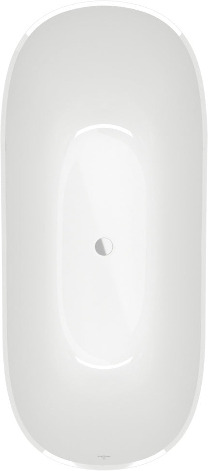 Villeroy & Boch Freistehende Badewanne Theano 1700x750mm Weiß Alpin Quaryl