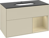 Villeroy & Boch Waschtischunterschrank Finion F252G 1000 mm Glossy White Lacquer mit LED-Beleuchtung